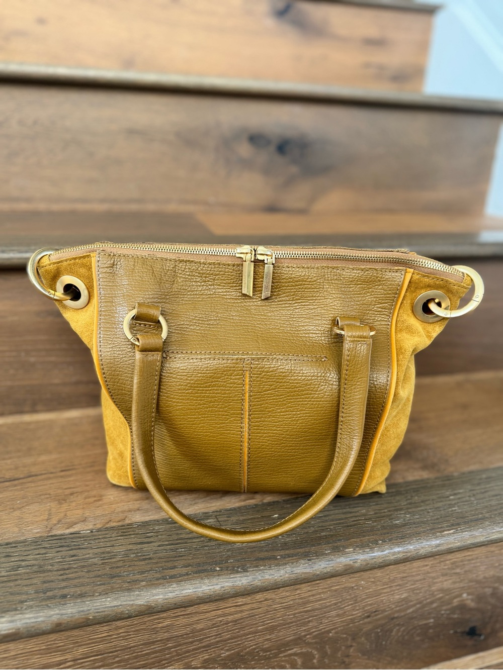 Hammitt Daniel Medium Golden Valley Tan Satchel EUC - Picture 2 of 9